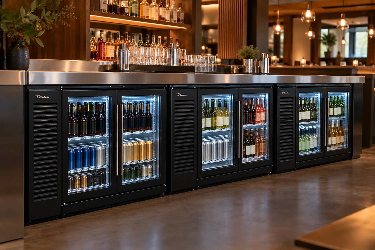 Bar & Beverage Refrigeration — illustrative generated scene