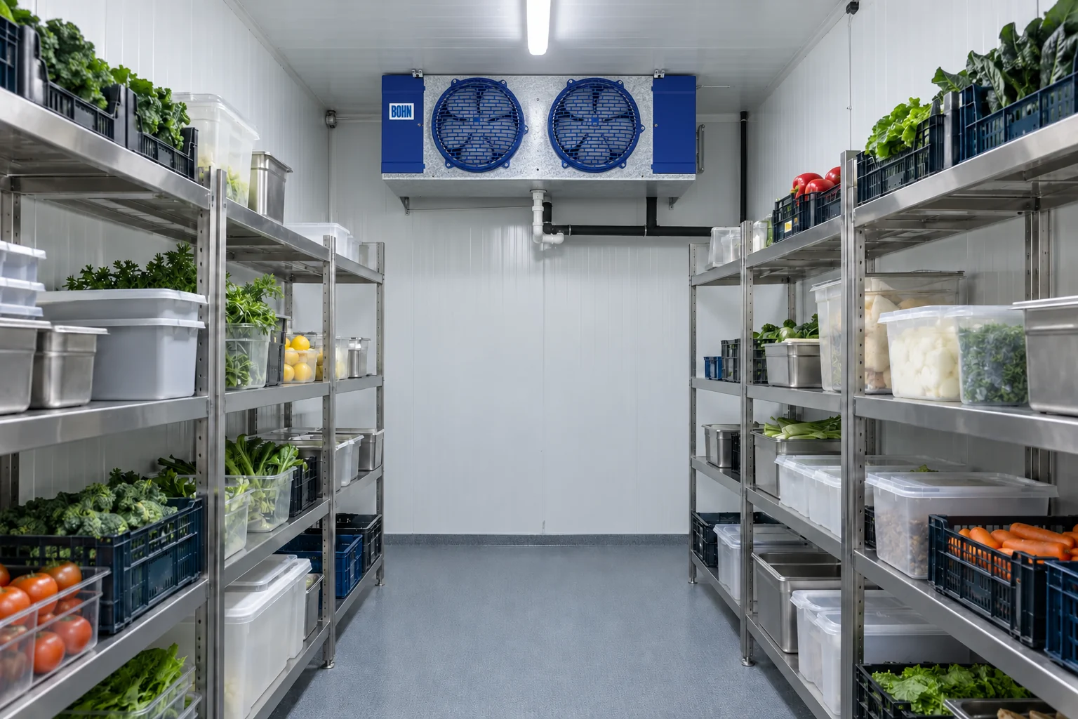 Walk-In Coolers — illustrative generated scene