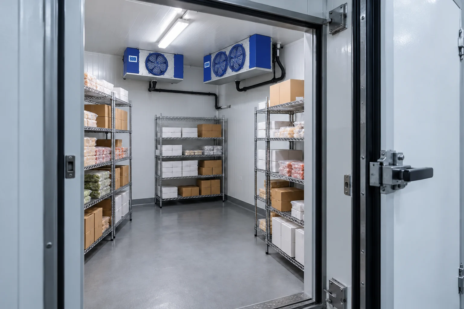 Walk-In Freezers — illustrative generated scene