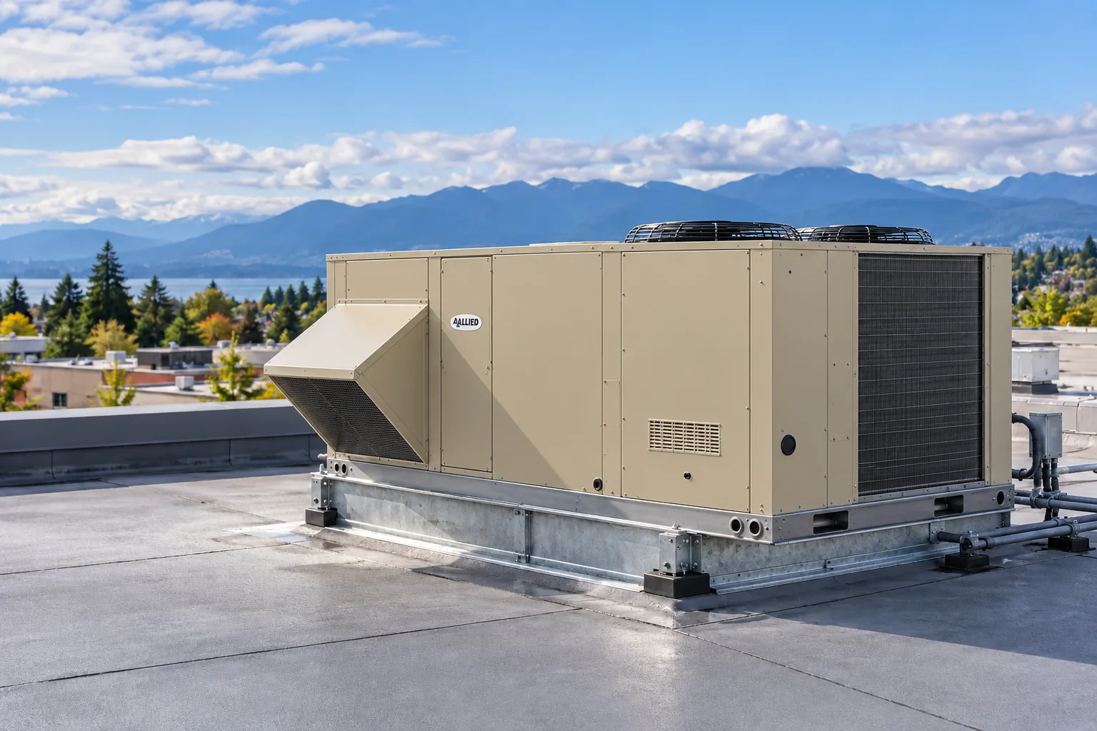 HVAC Support for Refrigerated Facilities — illustrative generated scene