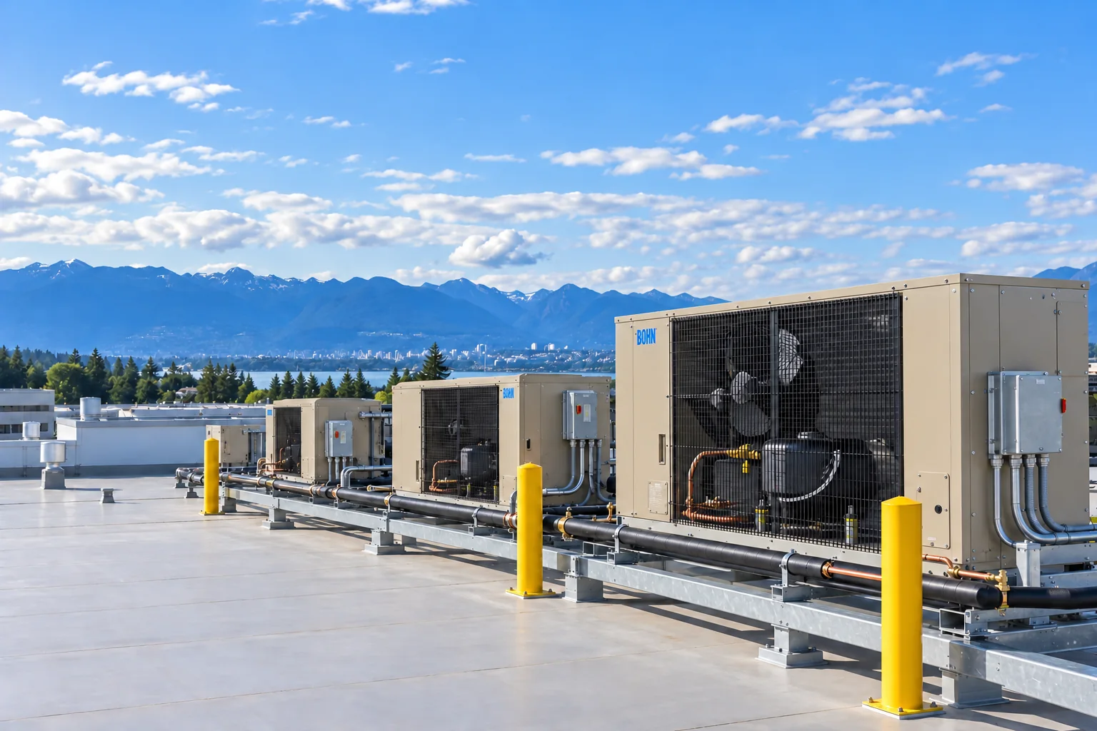 Commercial refrigeration system and equipment